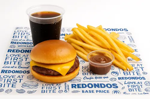 Cheese Burger with Fries