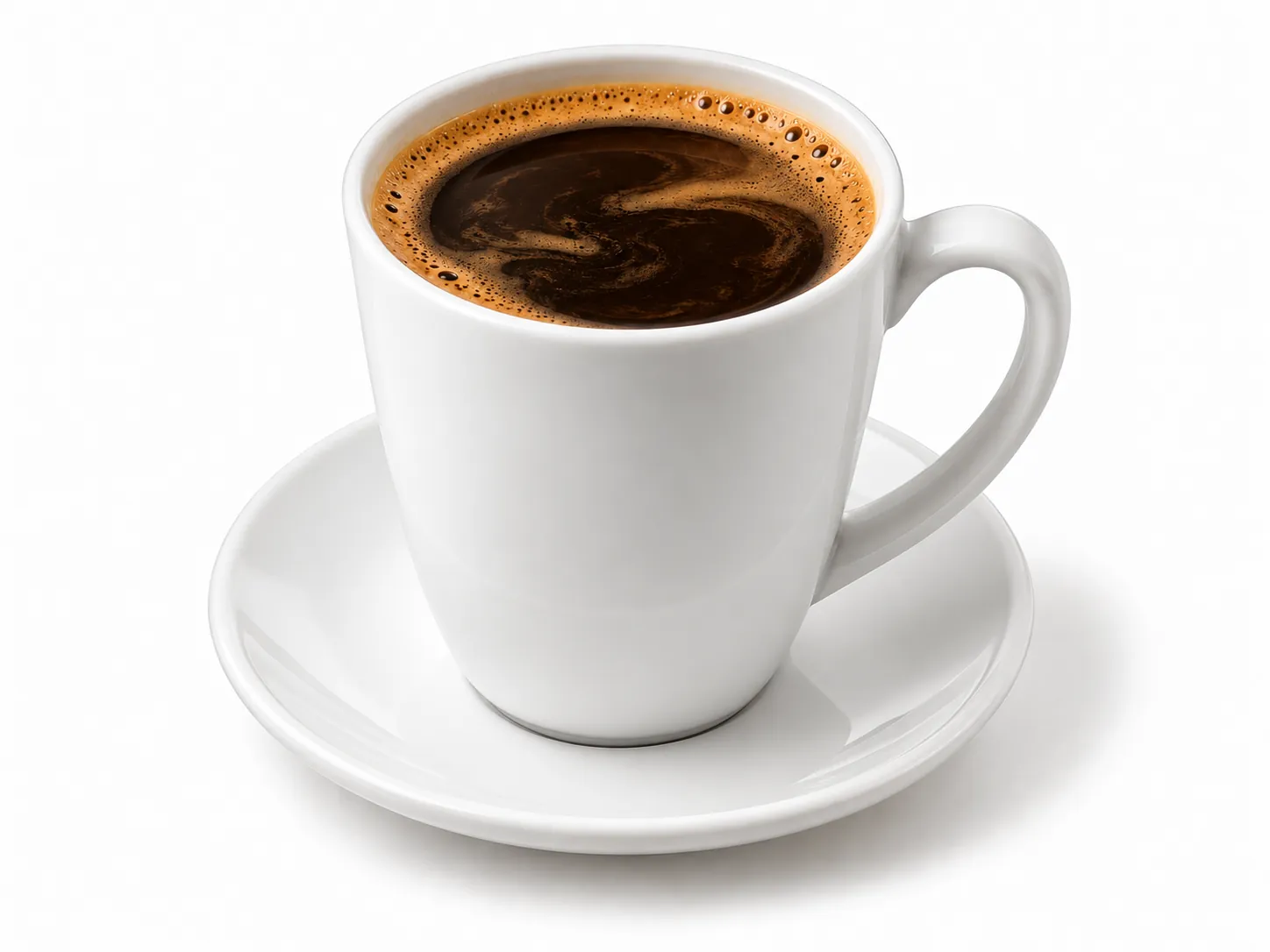 Hot Americano coffee, espresso with hot water, at Redondos Miami on Bird Road