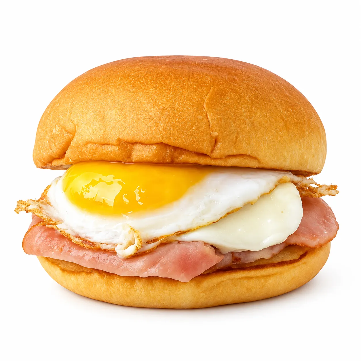 Egg and honey ham sandwich with mozzarella on brioche at Redondos Miami on Bird Road