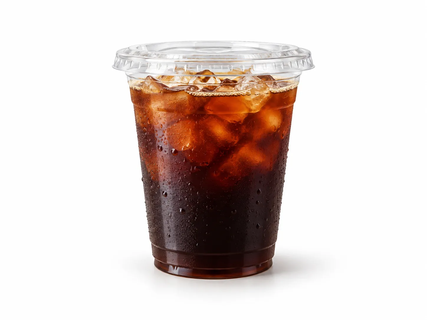 Iced Americano, chilled espresso over ice, at Redondos Miami on Bird Road