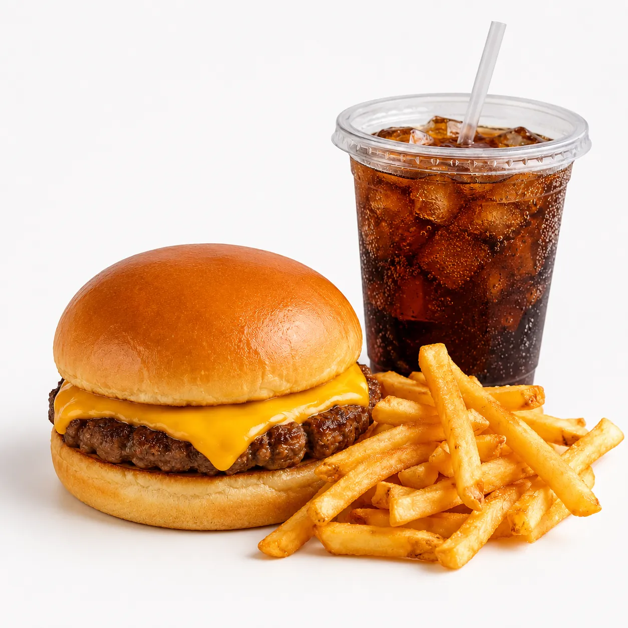 Kids cheeseburger with fries, a kids meal at Redondos Miami on Bird Road