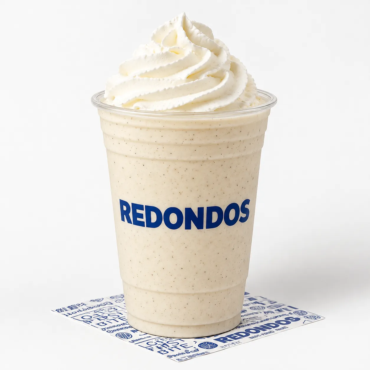 Vanilla milkshake made with premium vanilla ice cream at Redondos Miami on Bird Road